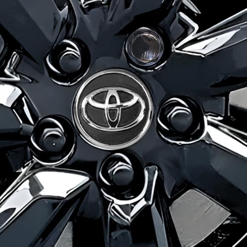 Farad GalaxyLock 382/MX Black Chromed Lug nut Wheel-Locks Kit Suitable for Toyota Highlander (M12 X 1.5 Thread Size) - Set of 4 Lug Nuts + 1 Key