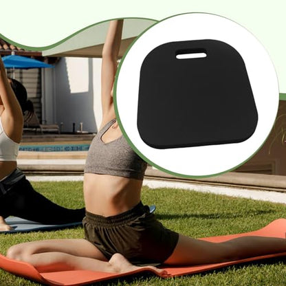 Kneeling Pad Kneeler Working Supplies Comfort Thick with Handle Knee Pad for Auto Repair Painting Exercise Outdoor Mechanics, Black