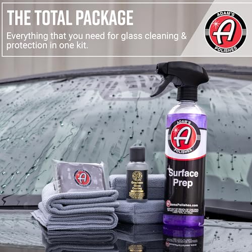 Adam's Advanced Graphene Glass Coating (30ml) - Advanced Hydrophobic Water Repellent (Kit) - size: Kit
