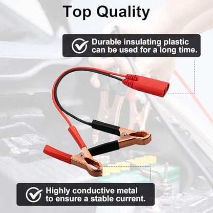 QQZ Battery Clamps Cable Clip Set PPTK0025 for Power Probe 3/3S/3Ez, Power Circuit Probe Tool accessories,Alligator Clip Lead set