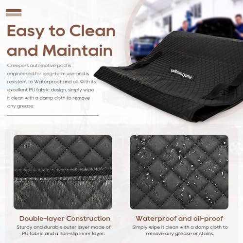60''x28'' Portable Rolling Creeper Mat, All Terrain Zero Ground Clearance Under Car Repair Mat for Working on Uneven Surfaces (1)