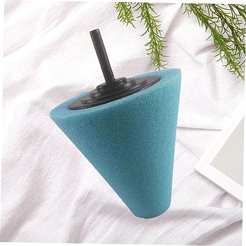 Holibanna Car Polishing Wheel Cone Shaped Burnishing Sponge Buffing Pads for Auto Detailing 2-Piece Set for Wheel Hub Cleaning and Automotive Shine