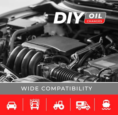 VViViD Oil Extractor Pump, Easy Oil Change or Scavenge from Car, Truck, Motorbike, Boat, RV, Lawnmower, etc.