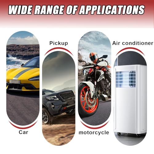 4PCS A/C Valve Core Removal Tool Set, Universal R134A R12 R22 R32 R410A HVAC Air Conditioner Schrader Tire Valve Stem Core Remover Tools, Dual Head Car AC Repair Tool Kit