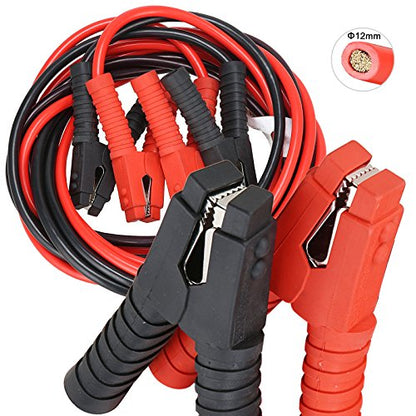 Voilamart Heavy Duty Battery Jumper Cable 2 Gauge 20Ft 1200AMP Booster Cables for Cars Trucks
