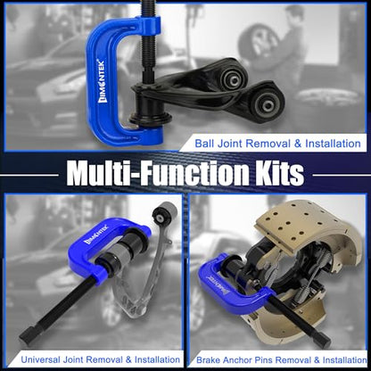 Ball Joint Press Kit with Ball Joint Separator Pitman Arm Puller, Tie Rod End Tool
