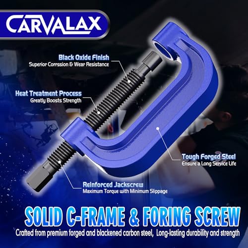 CARVALAX 10-Piece Ball Joint Press Kit | Ball Joint Removal Tool Kit w/Universal Adapters and Sockets for Most 2WD/4WD Cars, Trucks and SUVs - size: 10PC