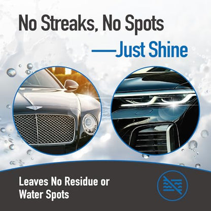 Nanoskin NANO SUDS Foaming Car Wash Shampoo 5 Gallons - Works with Foam Cannon, Foam Gun, Bucket Washes, Car Soap for Pressure Washer | Safe for Cars Trucks, Motorcycles, RVs & More | Fruity Scented, 640 Fl Oz (Pack of 1), Blue - size: 640 Fl Oz (Pack of