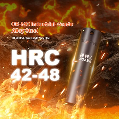 VEVOR Impact Socket Set 3/8" Drive, 90 PCS, CR-MO, SAE 1/4"-3/4" Metric 6-19mm, with Shallow & Deep Sockets, Swivel & E-Torx & Bit socket Sockets, Extension Bars, Adapters, Universal Joint - style: 3/8" 90PCS Swivel CR-MO