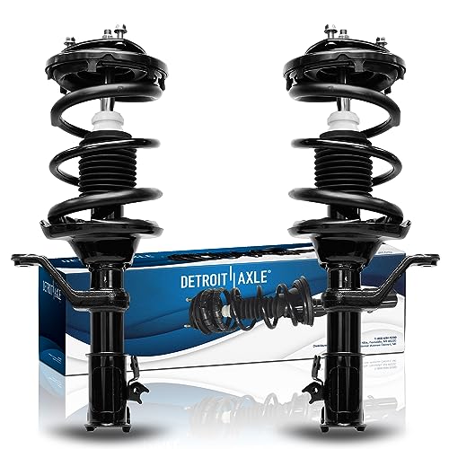 Detroit Axle - 2 Front Struts for 2002-2006 Honda CR-V Complete Struts with Coil Spring 2003 2004 2005 Replacement Quick Install Ready Strut Shock Assembly - size: 172143_172144/PAIR