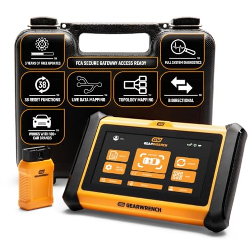 GEARWRENCH 7" Wireless Bi-Directional Diagnostic Scanner Tablet, Includes 4 Years of Software Updates | GWSMART07 - style: 7-Inch Tablet