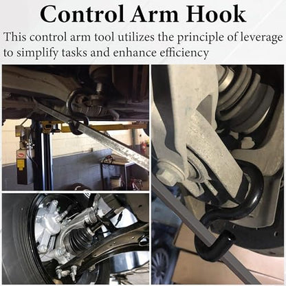 Sixzoo 6007 Lower Control Arm Prying Tool for 7/8 Inches Diameter Pry Bar | Black Powder Coated Control Arm Bushing Removal Tool, Suspension Bushing Removerfor Front Axles, CV Joints