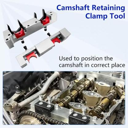 New Engine Camshaft Timing Alignment Tool Kit Compatible with Mercedes Benz M133 M260 M264 M270 M274 Engine Replace 270 589 00 6100, 270 589 01 6100 - color: 19Pcs