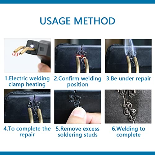 1000pcs Welding Rods Hot Staple Repair Machine Plastic Welding Hot Stapler | For Repair Machine Car Bumpers Dashboards Lamp Holders Plastics Rings Daily Plastics Supplies 0.8 0.6mm(Wave Shape)