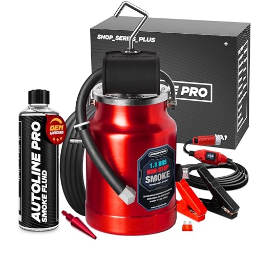 AutoLine Pro EVAP High Volume Smoke Machine Leak Tester with Built-in Air Pump - Shop Series Plus - Automotive Smoke Tester for Vacuum Leak Detection - Ceramic Coil and Best Ranked Smoke Fluid - style: Shop Series Plus