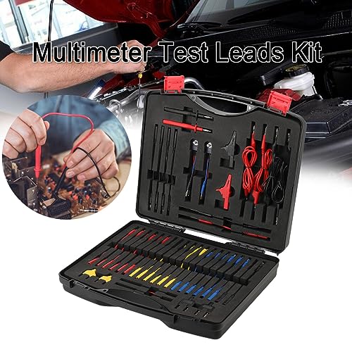 92PCS Automotive Circuit Test Leads Kit Electrical Breakout Leads Automotive Kit Multi Function Auto Diagnostic Tools Multimeter Test Leads Kit
