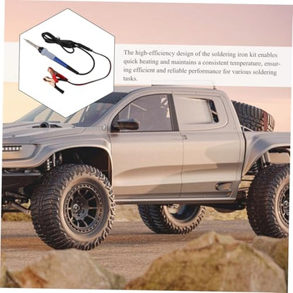 ULTECHNOVO Portable Soldering Iron Kit for Automotive Diy Repairs Electric Iron with Durable Construction for Outdoor Use and Electronics Repair