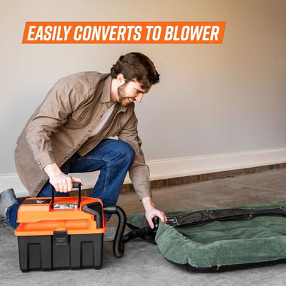 Armor All 2.5-Gallon 20V Cordless Wet Dry Vacuum with 2.0Ah Battery– DVTB202 0902