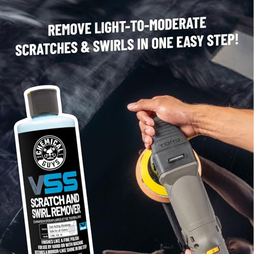 Chemical Guys, TORQX Orbital Polisher One-Step Scratch Removal Kit, 8-Piece - size: 8 ITEM KIT