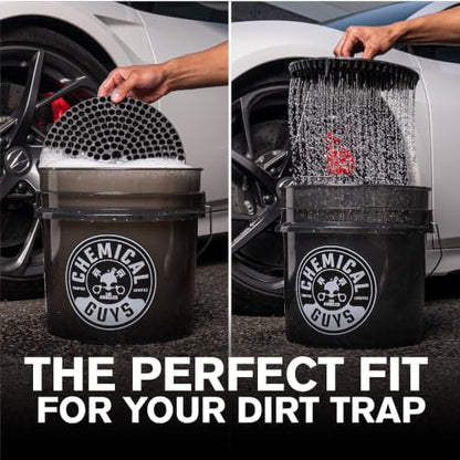 Chemical Guys Heavy Duty Detailing Bucket Smoked Black (4.5 gal)