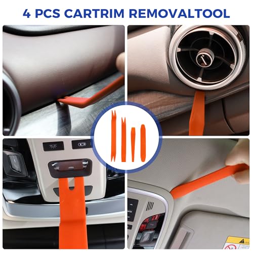 117 PCS Dent Removal Kit, Paintless Dent Repair Kit with Golden Lifter, Bridge Puller, Slide Hammer T-bar Dent Puller, Car Repair Tool for Auto Body Dents,Repairing Dings and Hail Damage