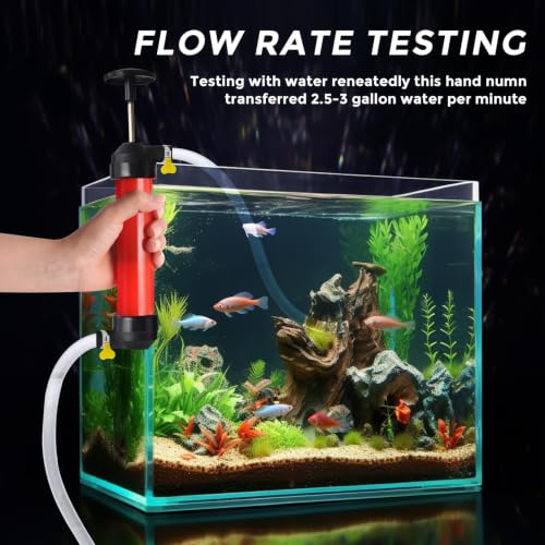 Multi purpose liquid transfer pump,manual pump siphon, fish tank siphon pump, fuel siphon pump, lawn mower oil pump, RV Antifreeze Pump Kit.Suitable for transferring liquids such as water and fuel.