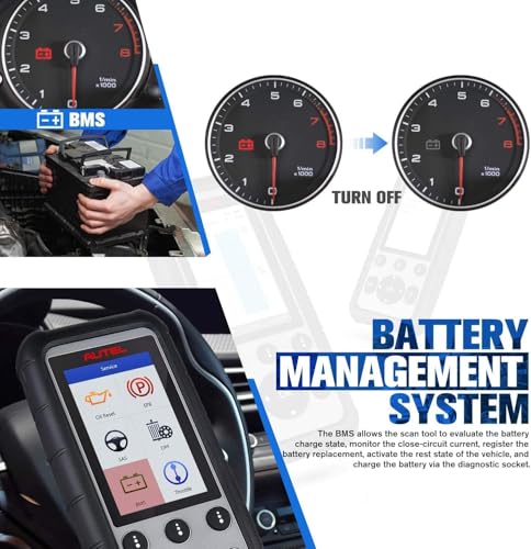 Autel MaxiDiag MD806 PRO OBD2 Scanner: Full Systems Diagnostic Scan Tool w/Live Data Oil Reset BMS SAS Throttle A/F EPB D-P.F, AutoScan, Up of MD808 MD806 MD805 MD802, Free Update, Data Print