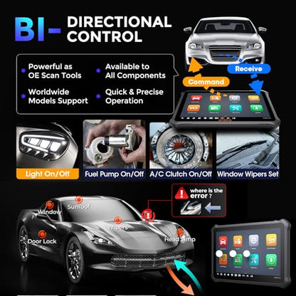 OTOFIX D1 Max2 OE Full System Diagnostics Scanner with 2-Years Free Update, 2026 New Bi-Directional Scan Tool for Car, 40+ Service Functions, Advanced ECU Coding, 10000+ Car Coverage, V.A.G Guided