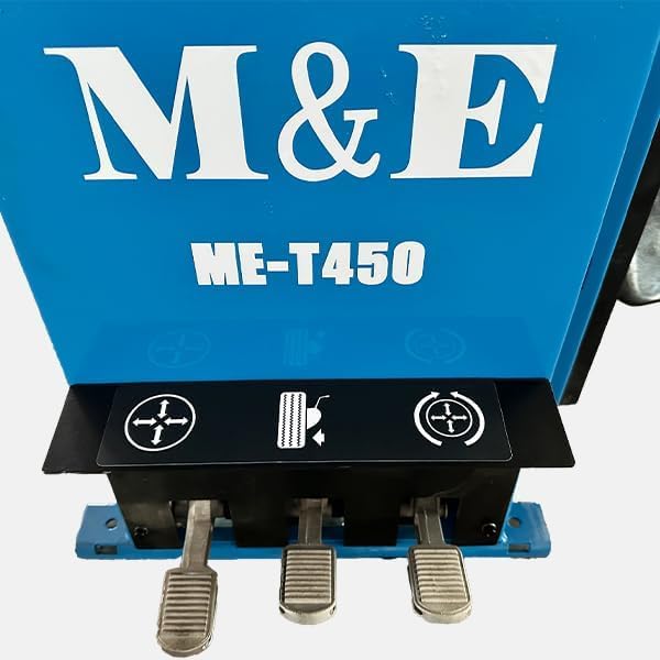 ME-T450 Professional Tire Changer Machine and ME-620T Wheel Balancer Combo, 1.5KW Swing Arm Tire Changer, Precision Balancer for Car, SUV, Light Truck, Auto Repair Shop Equipment - color: Blue450+620