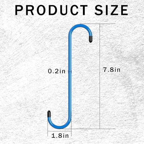 BFXM 16PCS Brake Caliper Hanger Caliper Hangers Hooks with Rubber Tips | Durable Steel, Rust-Proof Automotive Tools for Braking, Axle, Suspension, Herramientas para Extensión de Frenos - color: Blue-16PCS
