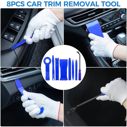 polisak 134Pcs Car Dent Puller Kit, Paintless Dent Removal Tool Kit with 3 in 1 T-bar Slide Hammer & Bridge Puller & Golden Lifter, Dent Repair Kit for Car Hail Damage Large Small Dent Fast Removal