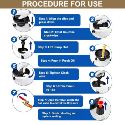 Manual Transmission Fluid Pump Kit, 3L Gear Oil Pump with 150cm Flexible TPU Hose, Brass No-Leak Valve, Hand Fluid Transfer Pump for ATF, Engine Oil, Brake Fluid, Coolant, Cars Trucks Boats - size: Fluid Pump-3L