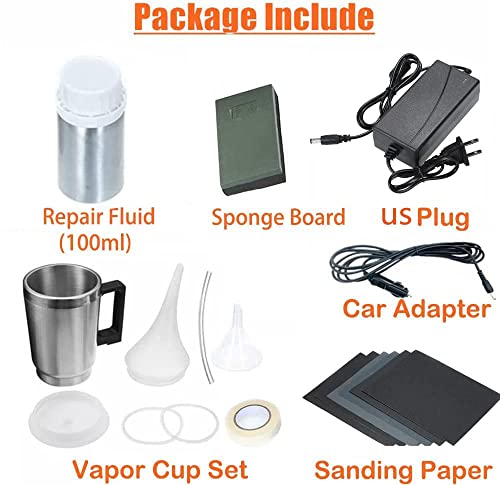 Headlight Restoration Kit, Car Headlight Glass Scratch Renovation Tool, Automobile Headlight Lens Polish Repair Tool with UV Block Coat to Remove Yellowing, Haze, Oxidation for Taillights, Foglights - size: L
