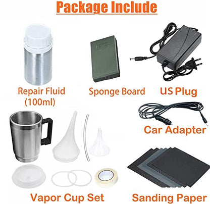 Headlight Restoration Kit, Car Headlight Glass Scratch Renovation Tool, Automobile Headlight Lens Polish Repair Tool with UV Block Coat to Remove Yellowing, Haze, Oxidation for Taillights, Foglights - size: L
