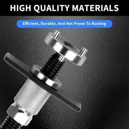 Car Brake Piston Wind Back Tool, 3pcs/Set Brake Caliper Piston Rewind Tool, Auto Rear Brake Pad Wind Back Tool, Brake Caliper Wind Back Tool for Replacement of Rear Brake Pad (Black)