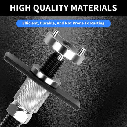 Car Brake Piston Wind Back Tool, 3pcs/Set Brake Caliper Piston Rewind Tool, Auto Rear Brake Pad Wind Back Tool, Brake Caliper Wind Back Tool for Replacement of Rear Brake Pad (Black)