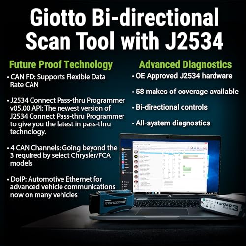 Opus IVS Giotto Bidirectional Scan Tool with J2534 for All Makes - style: All Makes