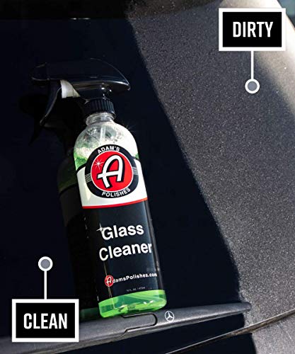 Adam's Polishes Glass Cleaner - Car Window Cleaner | Car Wash All-Natural Streak Free Formula for Car Cleaning | Safe On Tinted & Non-Tinted Glass | Won’t Strip Car Wax or Paint Protection - size: 640 fl. oz (5 Gallon)