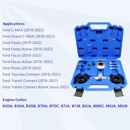 ZKTOOL Camshaft Timing Crankshaft Locking Tool Compatible with Ford 1.0L Ecoboost Latest Version Petrol Engine from 2018 Replace 303-1661, 303-1643, 303-018, 303-1604, 303-732, 303-1603