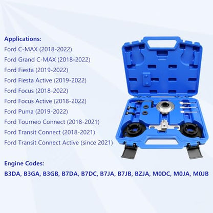 ZKTOOL Camshaft Timing Crankshaft Locking Tool Compatible with Ford 1.0L Ecoboost Latest Version Petrol Engine from 2018 Replace 303-1661, 303-1643, 303-018, 303-1604, 303-732, 303-1603