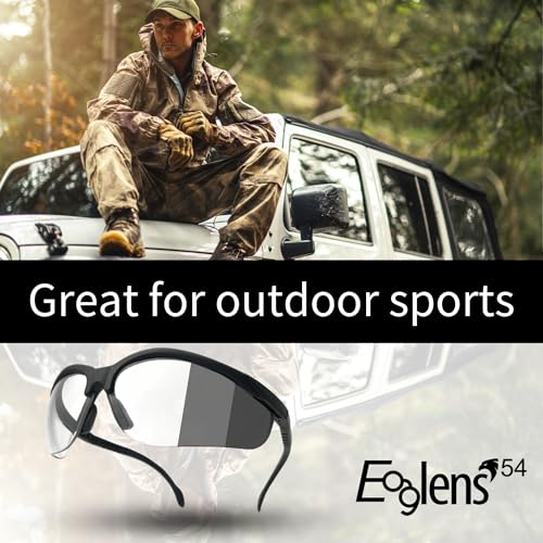 Safety Glasses Anti Fog Photochromic ANSI Z87.1 UV Protection Scratch Resistant hunting tactical Airsoft - color: Sph024 Not Anti-fog Photochromic