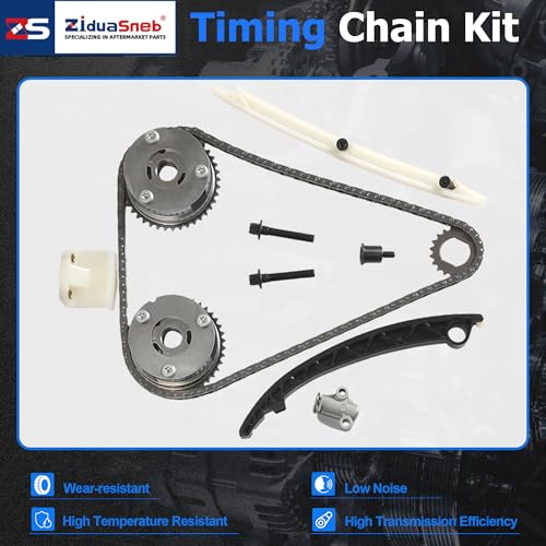 Engine Rebuild Kit Camshafts Rocker Arm Lifter For Buick Chevy 1.4L 11-21 | W/Timing Chain Kit w/Tool Kit Timing Cover Water Pump Fit For Buick Encore Chevrolet Cruze Sonic Trax 1.4 L4 DOHC 94311S