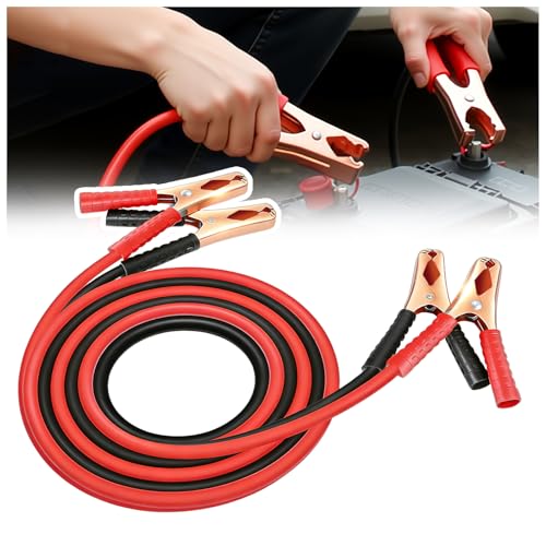 67" Car Jumper Cables Heavy Duty,Jumper Cables for Car Battery Clamps for Emergency Roadside Power Supply,Universal Alligator Clips Jumpers Cable for Cars,SUVs,Trucks