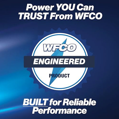 WFCO Genuine WF-9855-AD-CB RV Converter/Charger Deckmount 55Amp DC Output with Patented Auto Detect™ Technology Lead Acid Lithium Multi-Stage Charging
