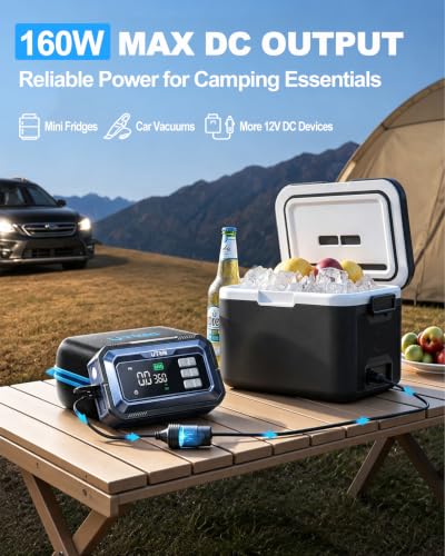 UTRAI Jump Starter with Air Compressor,8000A Portable Car Battery Jump Starter for All Gas/12L Diesel,150PSI Tire Inflator with Auto Shut-Off,160W DC Output, 2000LM Light,OBD2 Scanner