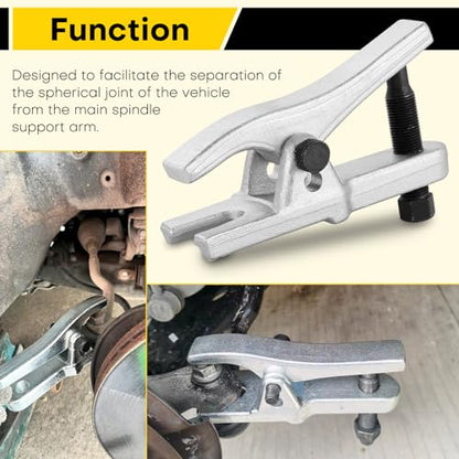 Universal Ball Joint Separator | Ball Joint Removal Tool for Separating Arms, Tie Rods & Ball Joints, Opening from 1-1/8" to 2-1/8" for Cars, Trucks, and ATVs