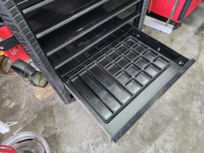 Protoco 3019 Utility Tool Tray Tool Box Organizer with 25 inch (L) x 15.5 inch (W) x 1.25 inch (H) Dims and Built from a Durable Rubberized Compound to Protect and Keep Your Tool Box Organized - style: 3019
