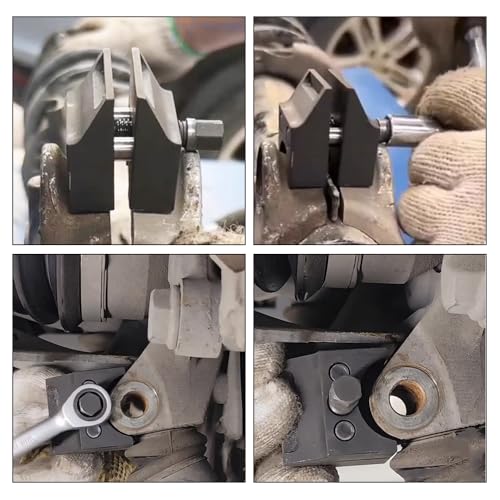 BARTOO Suspension Strut Spreader Tool, Car Suspension Split Hub Steering Knuckle Spreader with Socket Tool Compatible with Volkswagen Audi BMW Ford etc,2 PCS - color: 2Pcs 1+Wrench