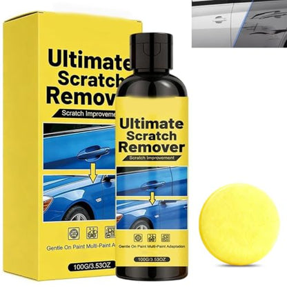 Car Scratch Remover Kit | 60 Second Quick Repair, All Paint Colors, Auto Polishing Compound, Remove Swirl Marks & Door Edge Scratches