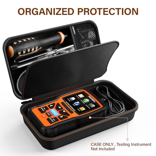 FOXWELL NT630 Plus OBD2 Scanner with ABS and SRS, ABS Auto Bleed Scan Tool & Portable Carrying Case for OBD2 Scanners & Battery Testers